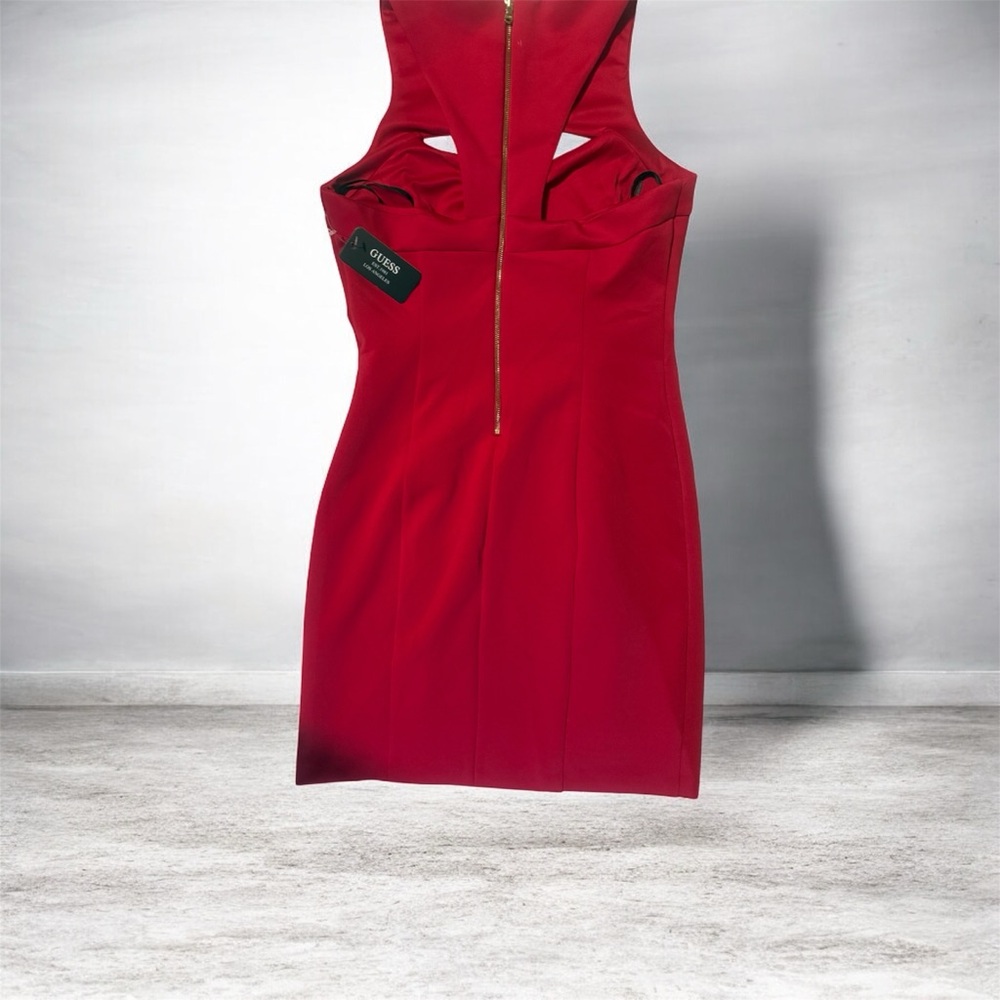 Guess Red Backless Dress